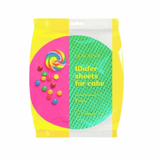 Hojas de barquillo tricolor para tarta «Lekorna», 90 g