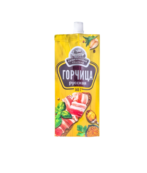 Mostaza picante «Semiluskaja Trapeza», 140 g
