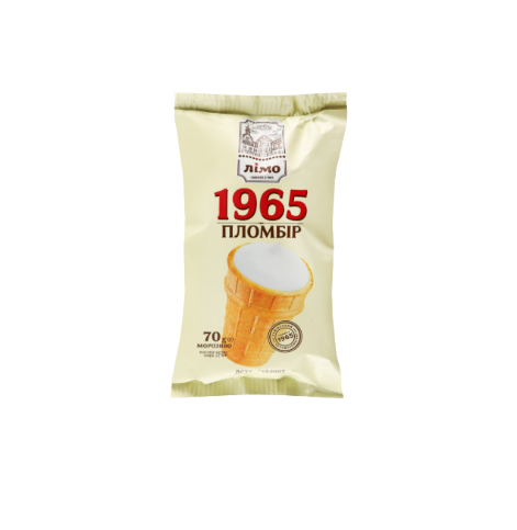 Helado Plombir en vasito 1965 «Limo», 75 g